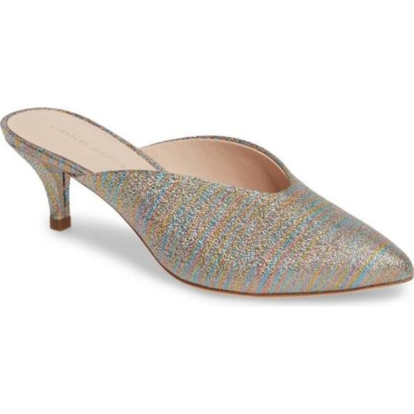 Elegant Silver Women's Mules - Picture 1 of 7